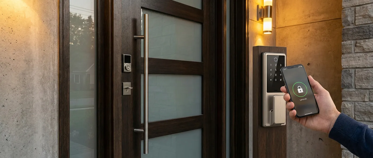 מנעול חכם עם אפליקציה
