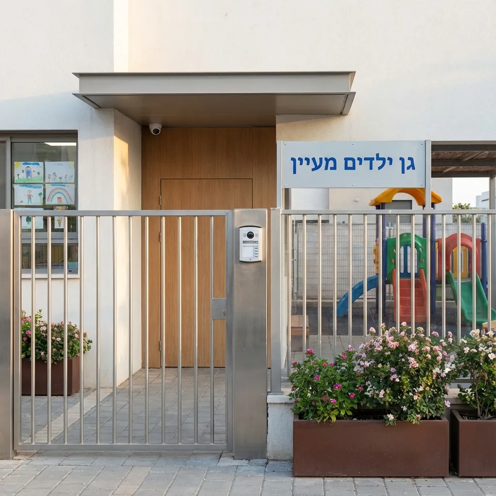 עיניים שומרות: אבטחה לגן ילדים בעומר