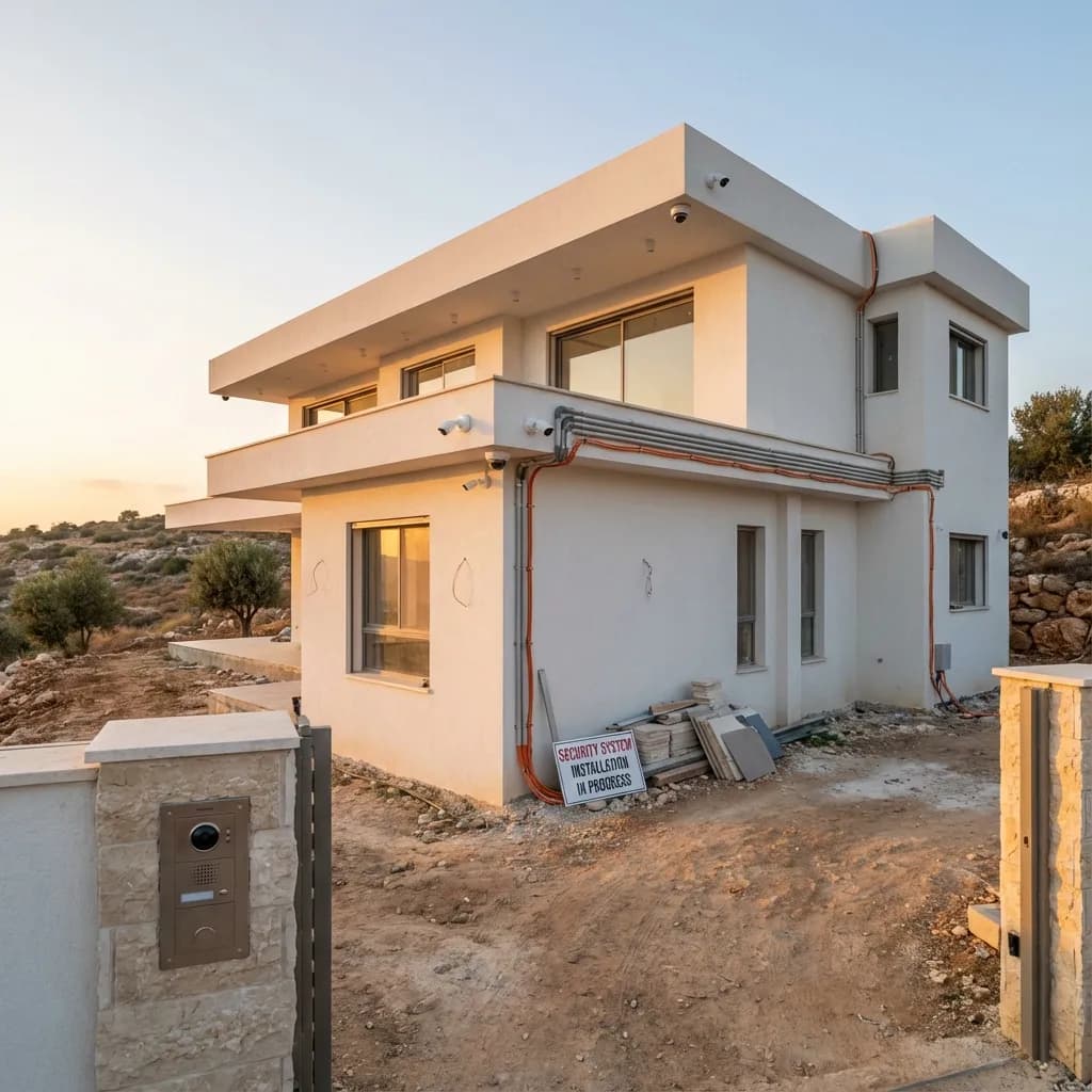 מערכת אבטחה מלאה לבית חדש במיתר